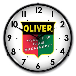 Oliver Farm Machinery LED Wall Clock Illuminated not Neon