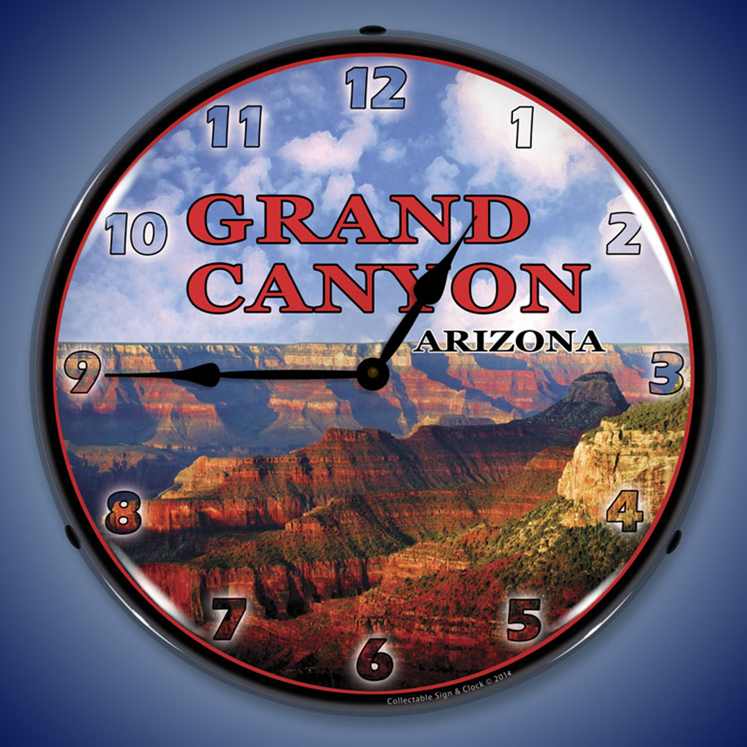 Grand Canyon LED Wall Clock Illuminated not Neon 2 Grand Canyon LED Wall Clock Illuminated not Neon - Image 2