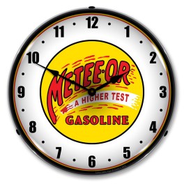 Meteeor Gasoline LED Wall Clock Illuminated not Neon