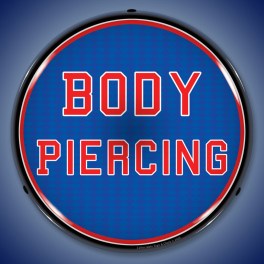 Body Piercing LED Sign Illuminated not Neon