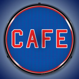 Cafe LED Sign Illuminated not Neon