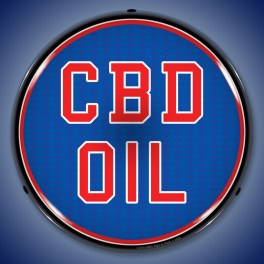 CBD OIL LED Sign Illuminated not Neon