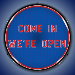 Come in Were Open LED Sign Illuminated not Neon