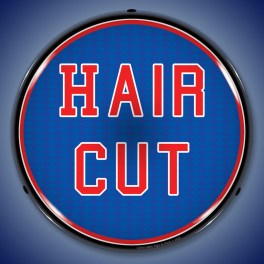Hair Cut LED Sign Illuminated not Neon