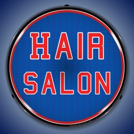 Hair Salon LED Sign Illuminated not Neon