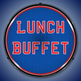 Lunch Buffet LED Sign Illuminated not Neon
