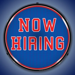 Now Hiring LED Sign Illuminated not Neon