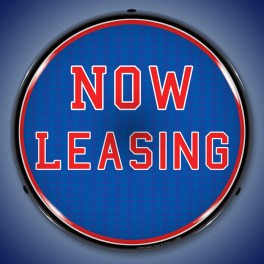 Now Leasing LED Sign Illuminated not Neon