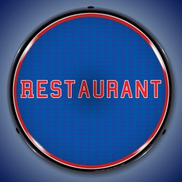Restaurant LED Sign Illuminated not Neon