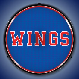 Wings LED Sign Illuminated not Neon