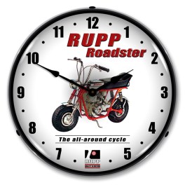 Rupp Minibike  LED Wall Clock Illuminated not Neon