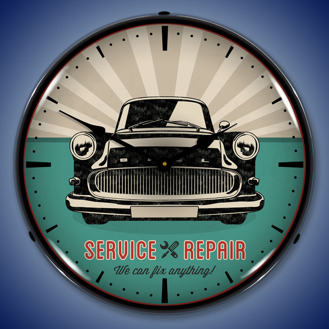 We Can Fix Anything LED Wall Clock Illuminated not Neon 2 We Can Fix Anything LED Wall Clock Illuminated not Neon - Image 2