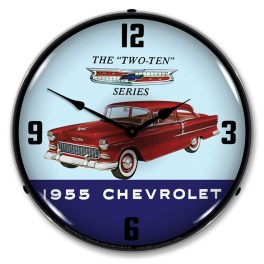 1955 Chevrolet Two Ten LED Wall Clock Illuminated not Neon