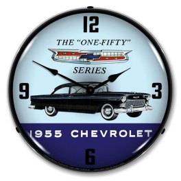 1955 Chevrolet One Fifty LED Wall Clock Illuminated not Neon