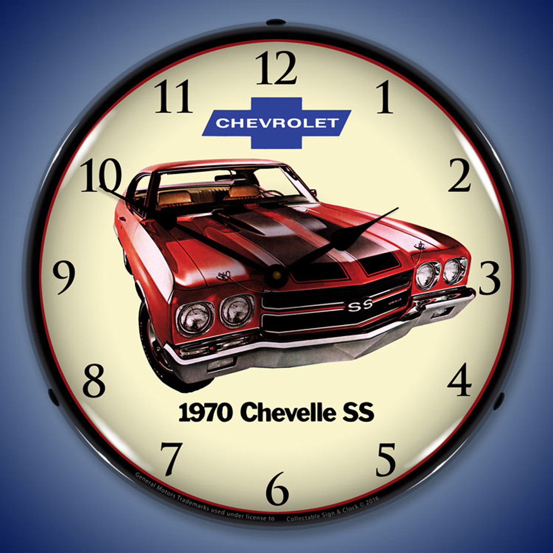 1970 SS Chevelle LED Wall Clock Illuminated not Neon 2 1970 SS Chevelle LED Wall Clock Illuminated not Neon - Image 2