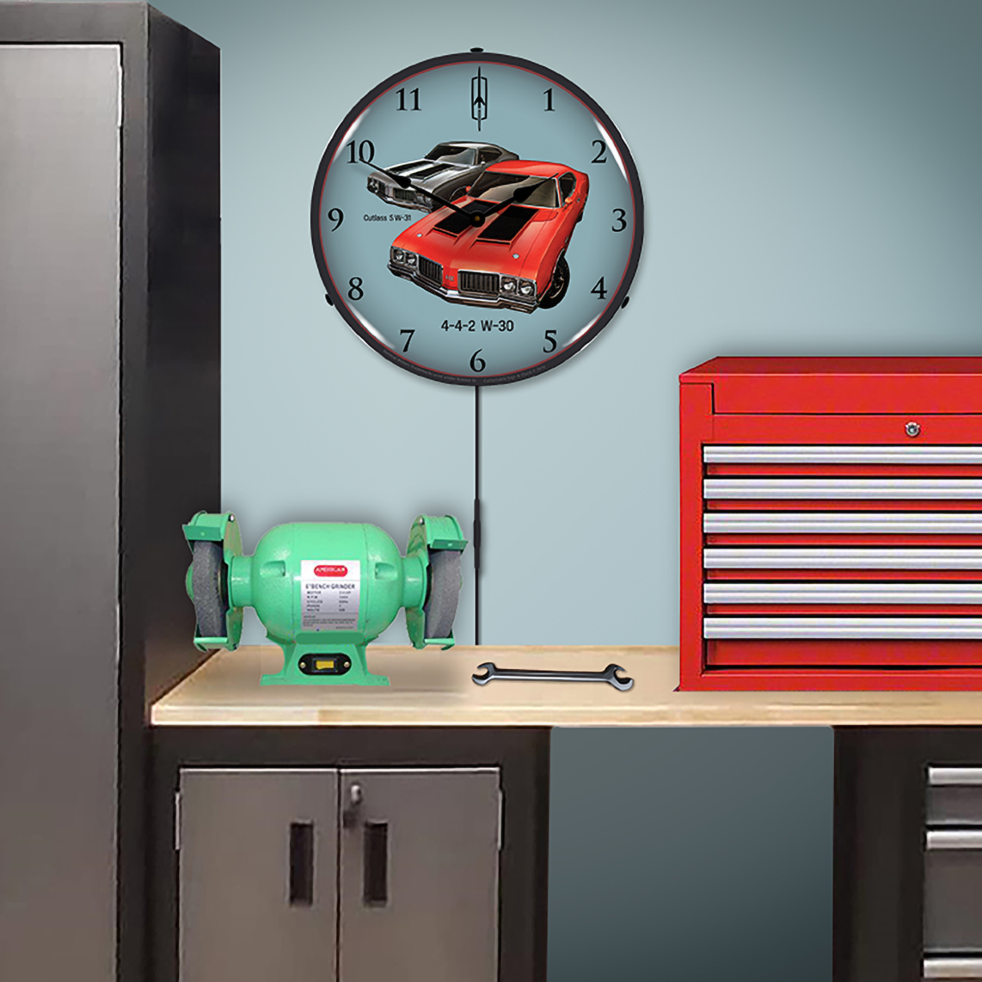 1970 442 W-30 and W-31 LED Wall Clock Illuminated not Neon 5 1970 442 W-30 and W-31 LED Wall Clock Illuminated not Neon - Image 5