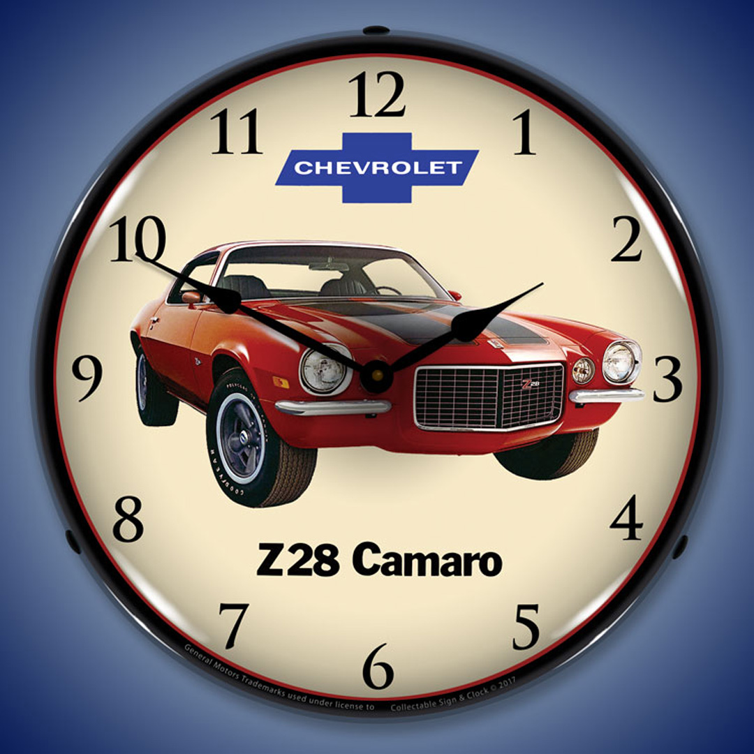 1972 Z28 Camaro LED Wall Clock Illuminated not Neon 2 1972 Z28 Camaro LED Wall Clock Illuminated not Neon - Image 2
