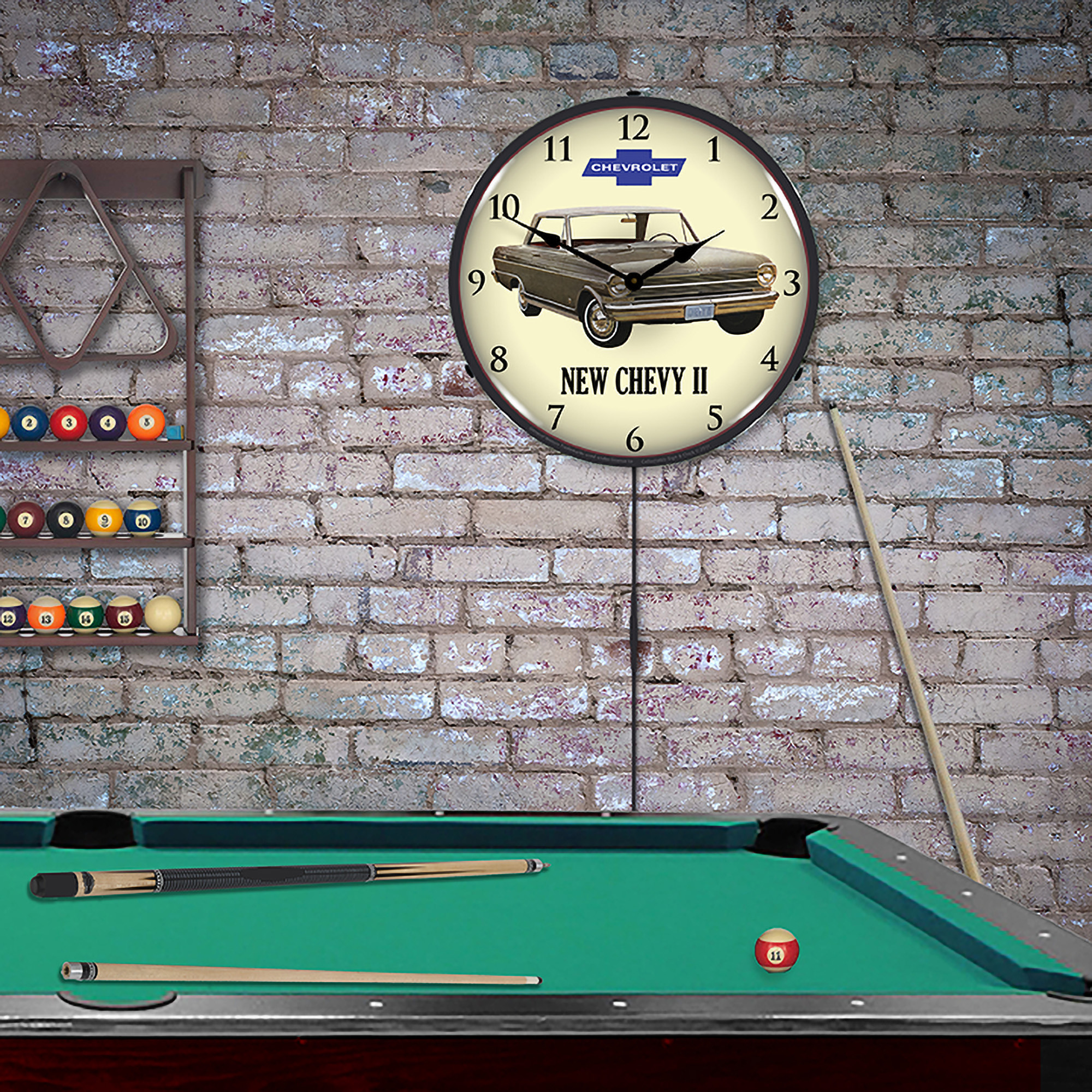 1962 Chevy II Nova LED Wall Clock Illuminated not Neon 4 1962 Chevy II Nova LED Wall Clock Illuminated not Neon - Image 4