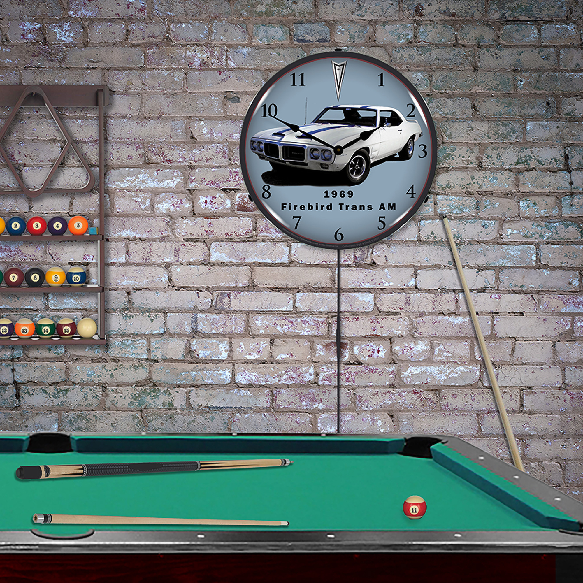 1969 Firebird Trans Am LED Wall Clock Illuminated not Neon 4 1969 Firebird Trans Am LED Wall Clock Illuminated not Neon - Image 4