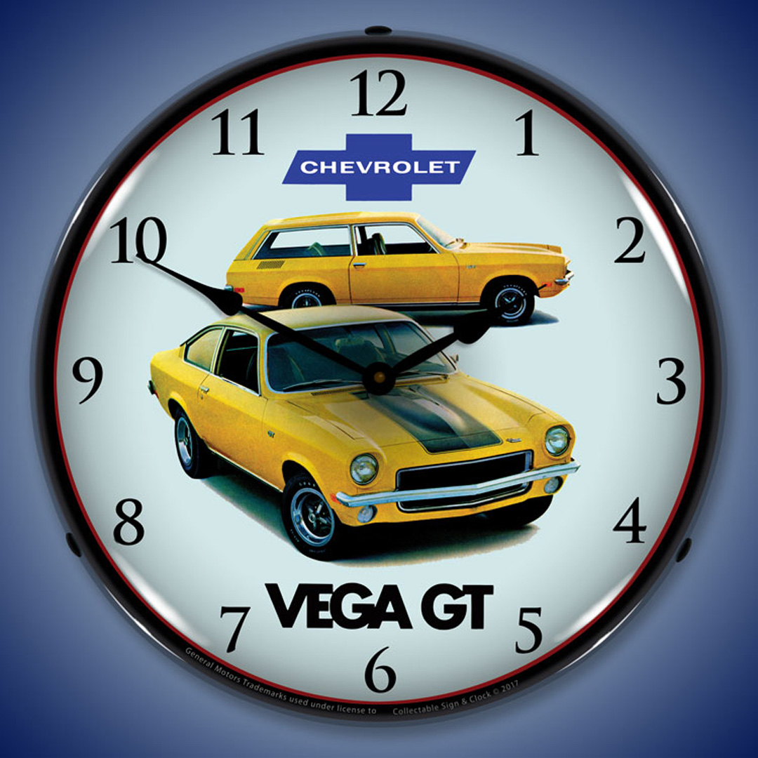 1971 Vega GT LED Wall Clock Illuminated not Neon 2 1971 Vega GT LED Wall Clock Illuminated not Neon - Image 2