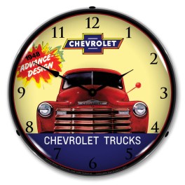 1948 Chevrolet Truck LED Wall Clock Illuminated not Neon
