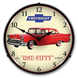 1957 Chevrolet One Fifty LED  Wall Clock Illuminated not Neon