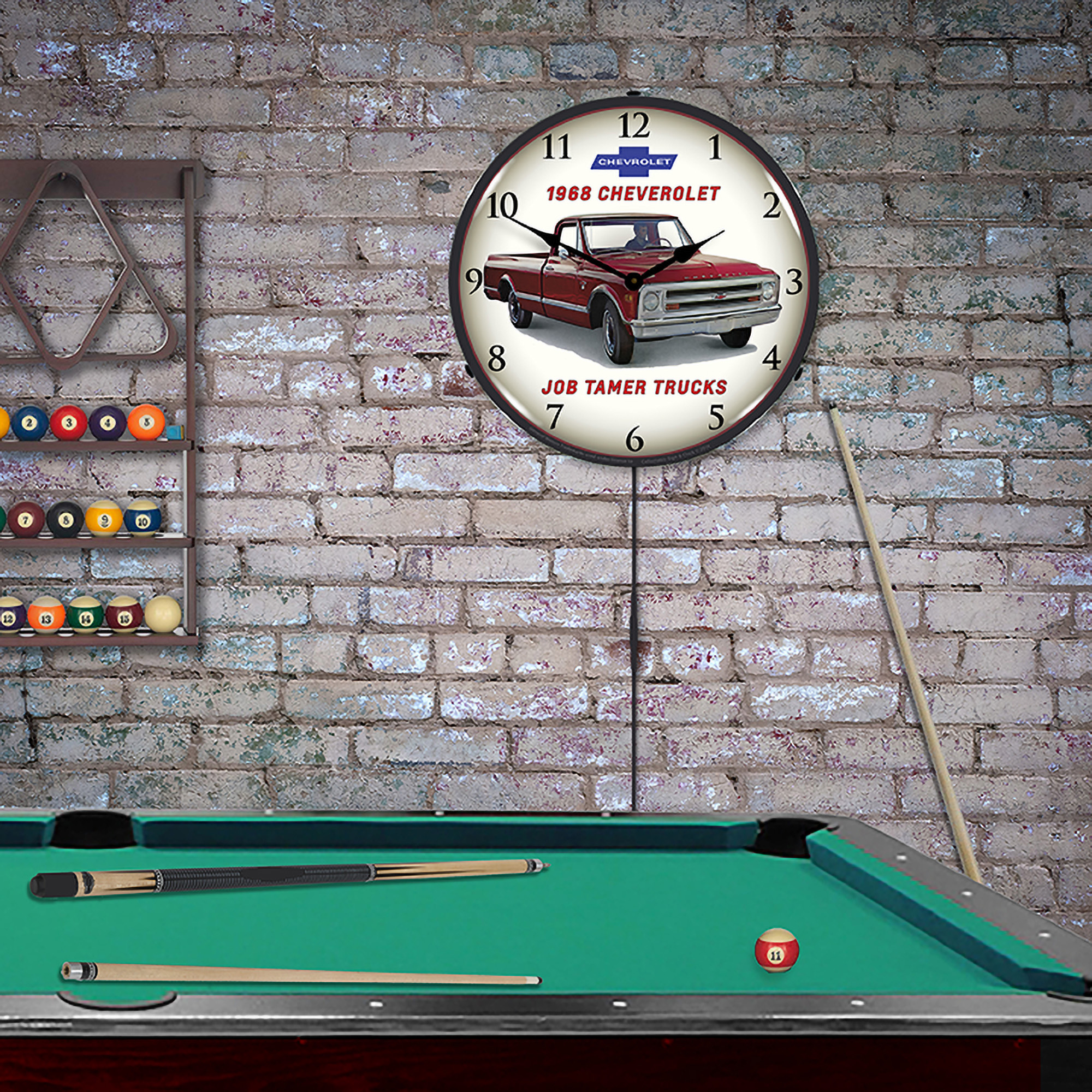 1968 Chevrolet Truck LED Wall Clock Illuminated not Neon 4 1968 Chevrolet Truck LED Wall Clock Illuminated not Neon - Image 4