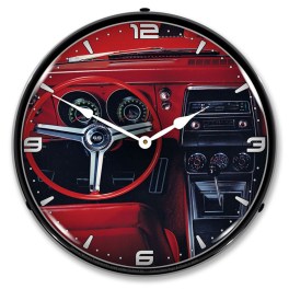 1967 Camaro Dash  LED Wall Clock Illuminated not Neon