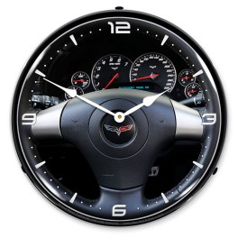 C6 Corvette Dash LED Wall Clock Illuminated not Neon