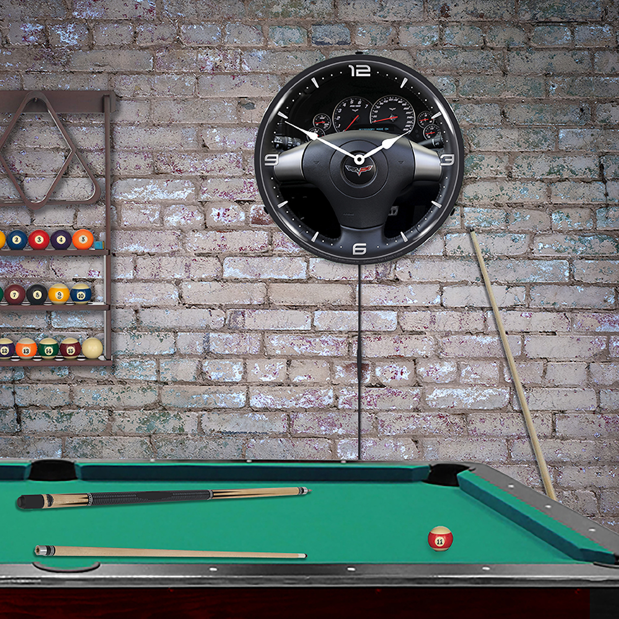 C6 Corvette Dash LED Wall Clock Illuminated not Neon 4 C6 Corvette Dash LED Wall Clock Illuminated not Neon - Image 4