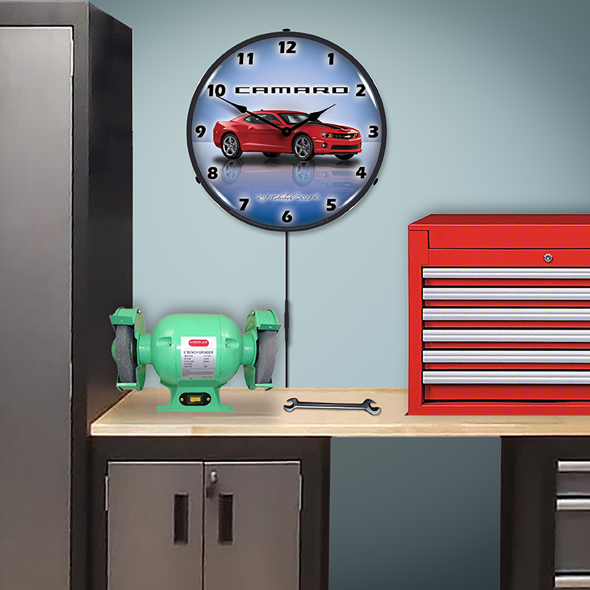 Camaro G5 Red Jewel LED Wall Clock Illuminated not Neon 5 Camaro G5 Red Jewel LED Wall Clock Illuminated not Neon - Image 5