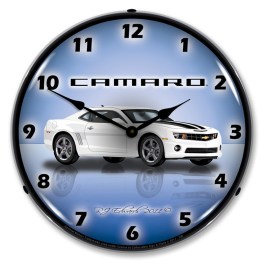 Camaro G5 Summit White LED Wall Clock Illuminated not Neon