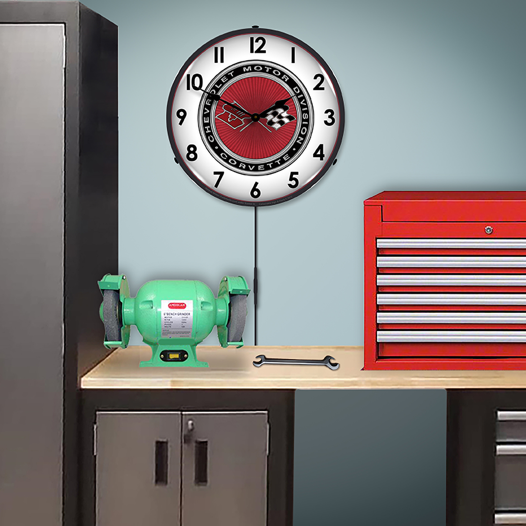 C3 Corvette LED Wall Clock Illuminated not Neon 5 C3 Corvette LED Wall Clock Illuminated not Neon - Image 5