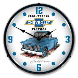 1955 Chevrolet Truck LED Wall Clock Illuminated not Neon