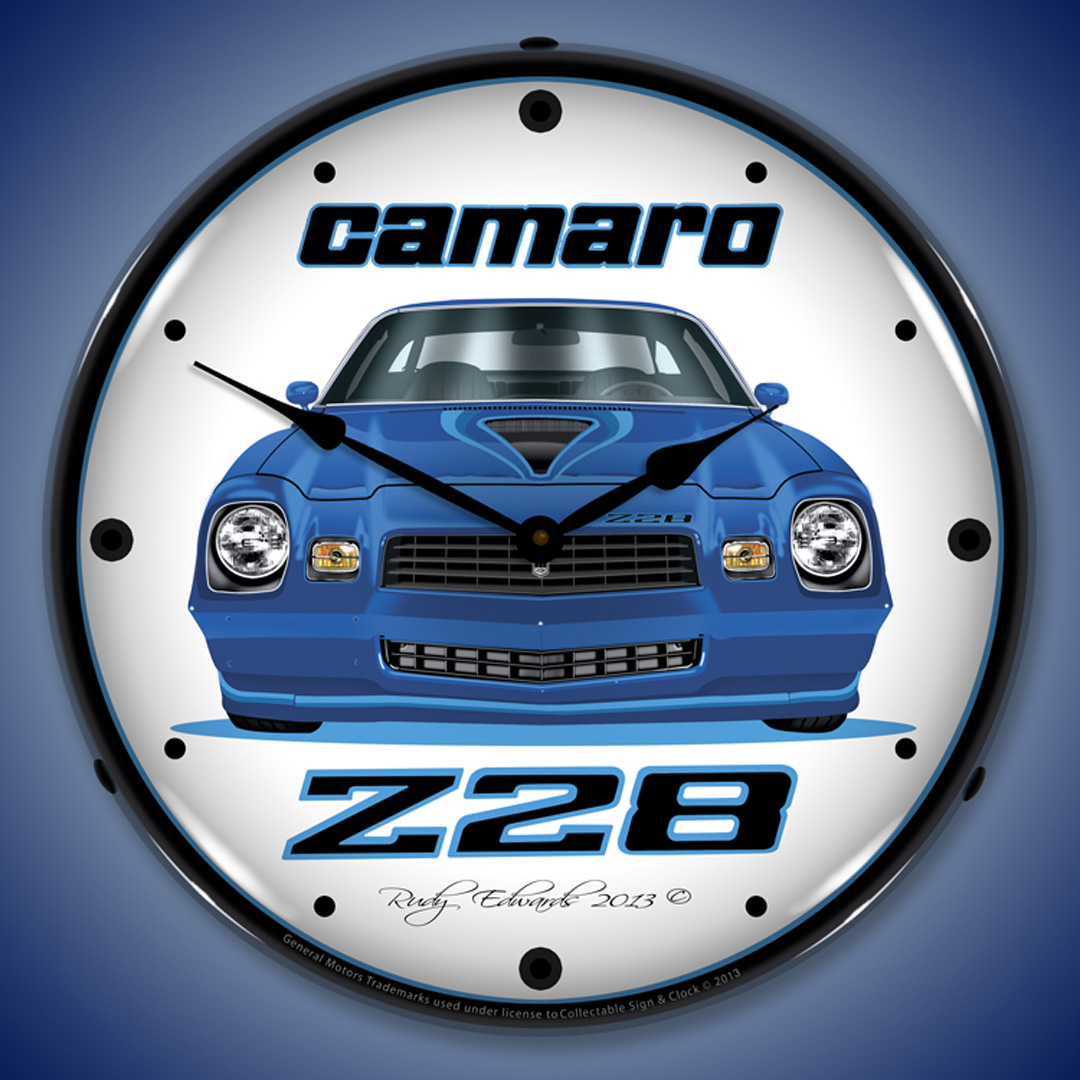 1979 Z28 Camaro LED Wall Clock Illuminated not Neon 2 1979 Z28 Camaro LED Wall Clock Illuminated not Neon - Image 2