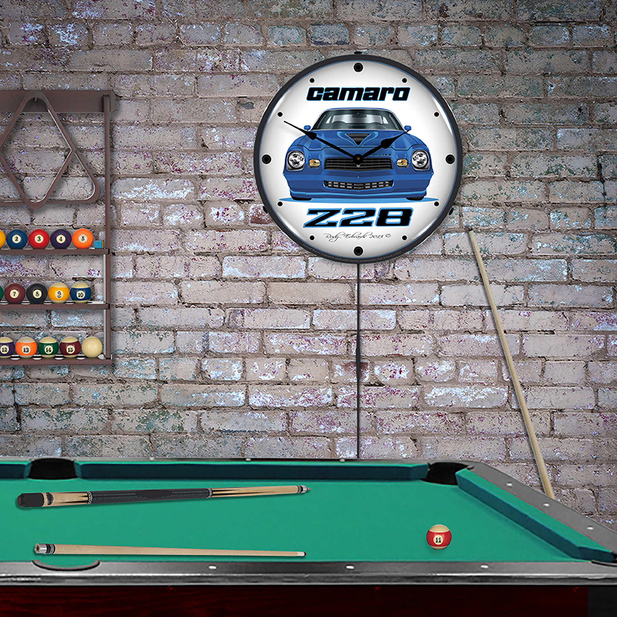 1979 Z28 Camaro LED Wall Clock Illuminated not Neon 4 1979 Z28 Camaro LED Wall Clock Illuminated not Neon - Image 4