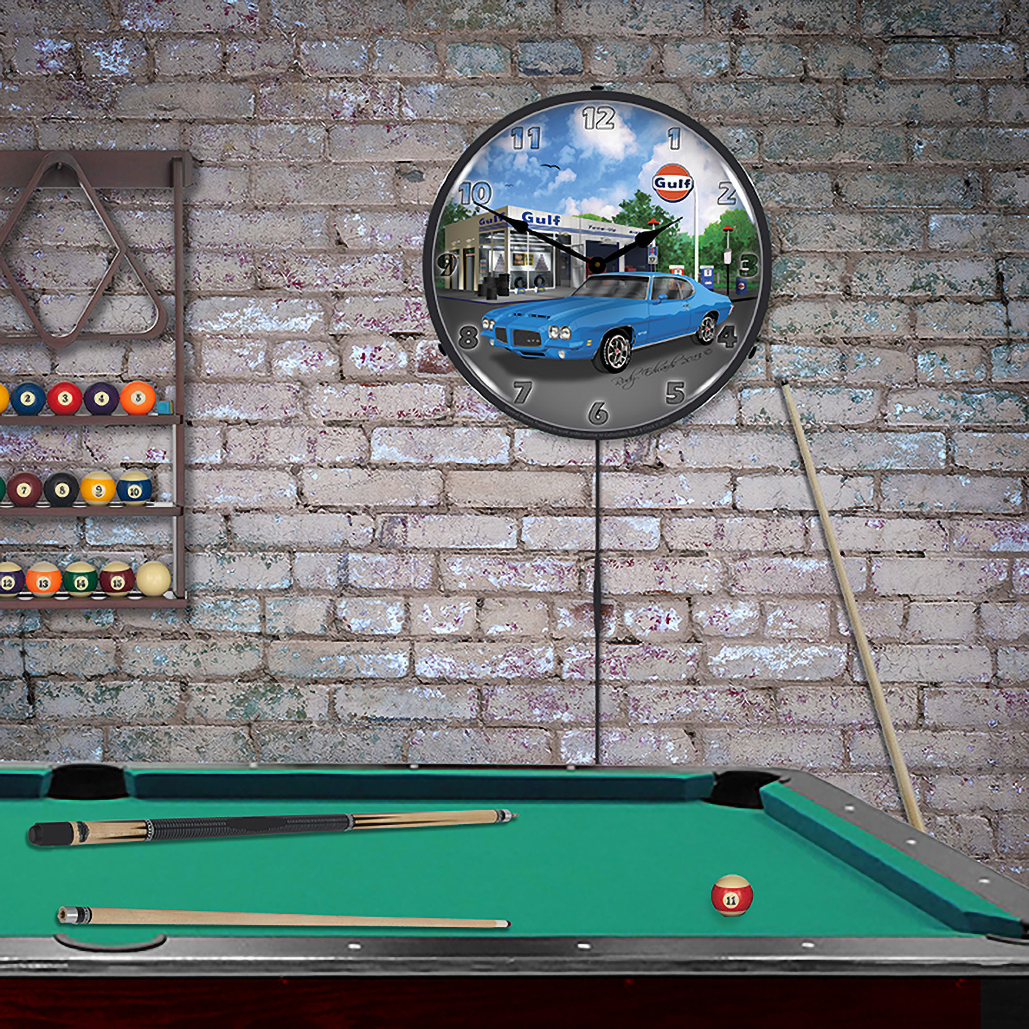 1971 GTO LED Wall Clock Illuminated not Neon 4 1971 GTO LED Wall Clock Illuminated not Neon - Image 4