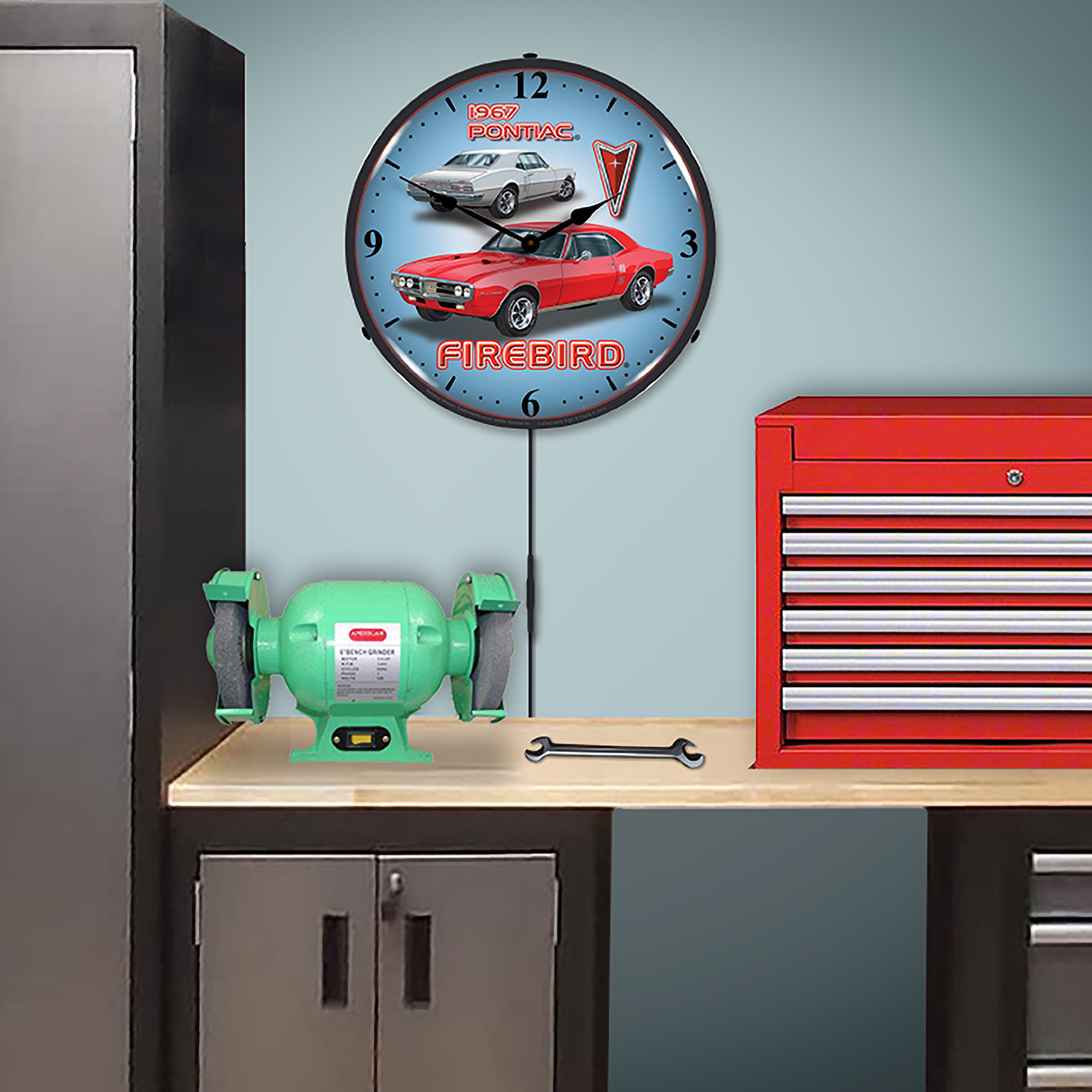 1967 Firebird LED Wall Clock Illuminated not Neon 5 1967 Firebird LED Wall Clock Illuminated not Neon - Image 5