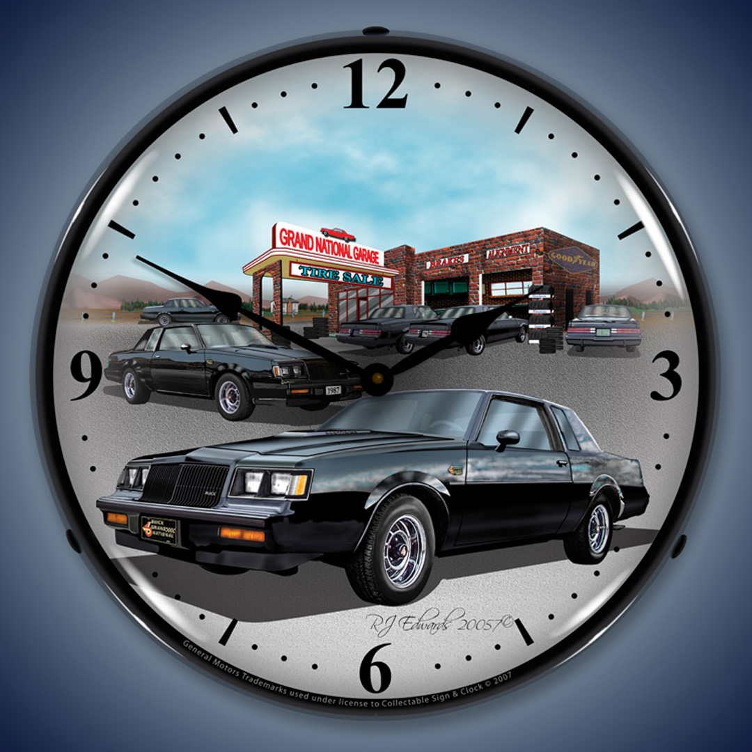 1987 Buick GN LED Wall Clock Illuminated not Neon 2 1987 Buick GN LED Wall Clock Illuminated not Neon - Image 2