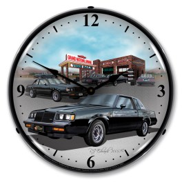 1987 Buick GN LED Wall Clock Illuminated not Neon