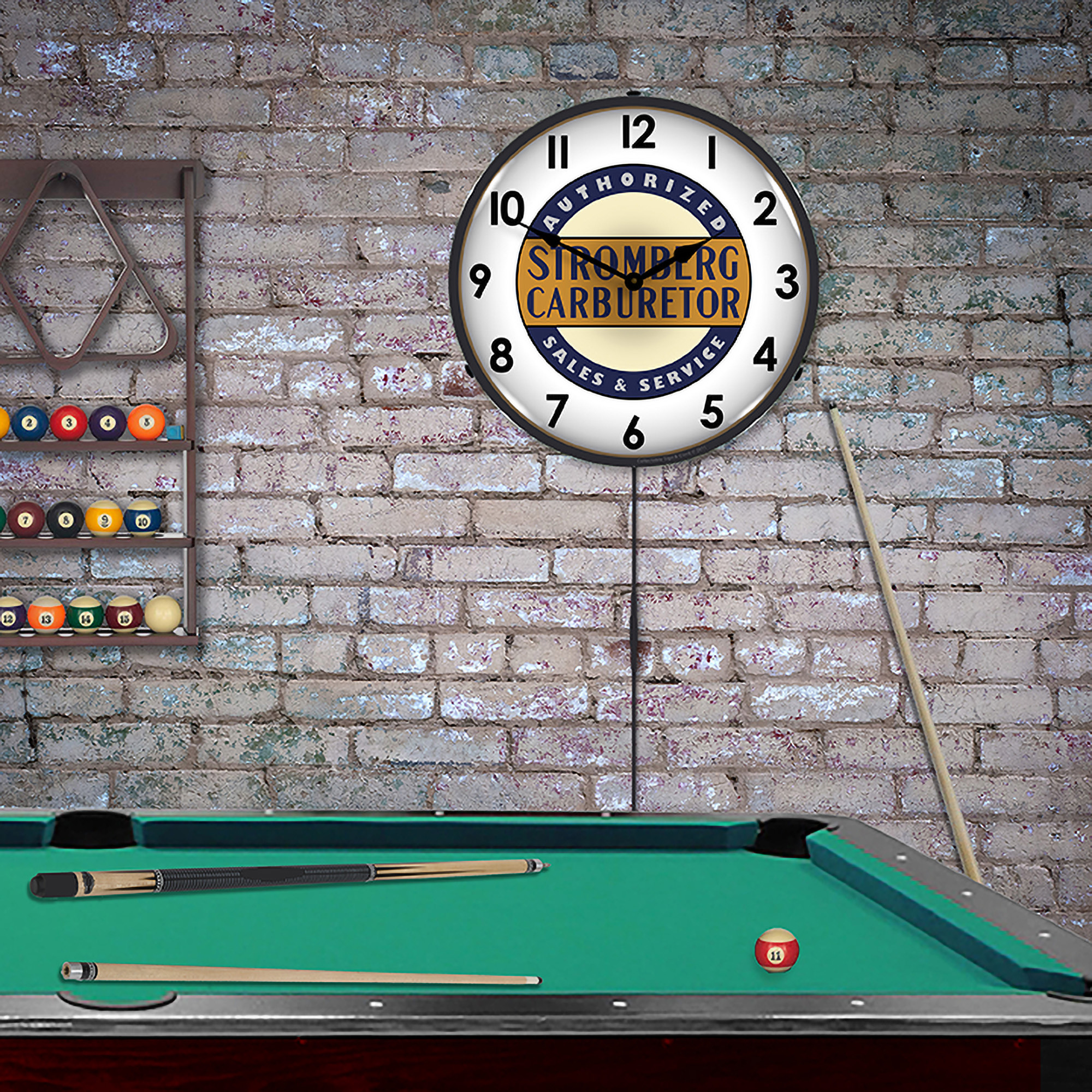 Stromberg Service LED Wall Clock Illuminated not Neon 3 Stromberg Service LED Wall Clock Illuminated not Neon - Image 3