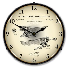 1939 Packard Radiator Cap -Hood Ornament Patent LED Wall Clock Illuminated not Neon