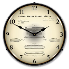 Commodore 64 Computer1982 Patent LED Wall Clock Illuminated not Neon
