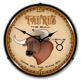 Taurus LED Wall Clock Illuminated not Neon