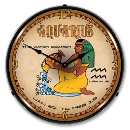 Aquarius LED Wall Clock Illuminated not Neon