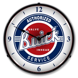 Buick Service w/numbers LED Wall Clock Illuminated not Neon