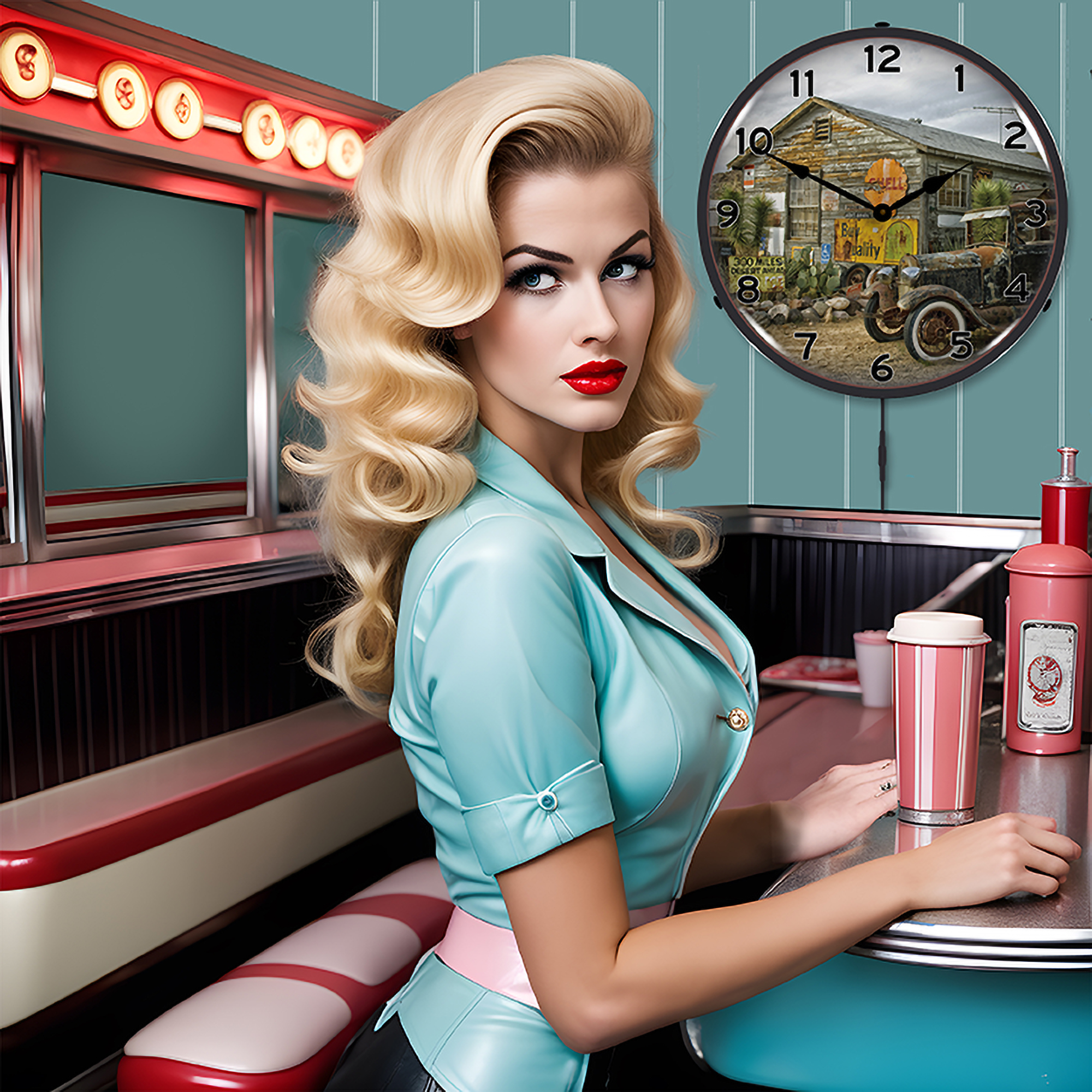 Last Chance Fill Up LED Wall Clock Illuminated not Neon 5 Last Chance Fill Up LED Wall Clock Illuminated not Neon - Image 5