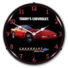 1984 Corvette LED Wall Clock Illuminated not Neon