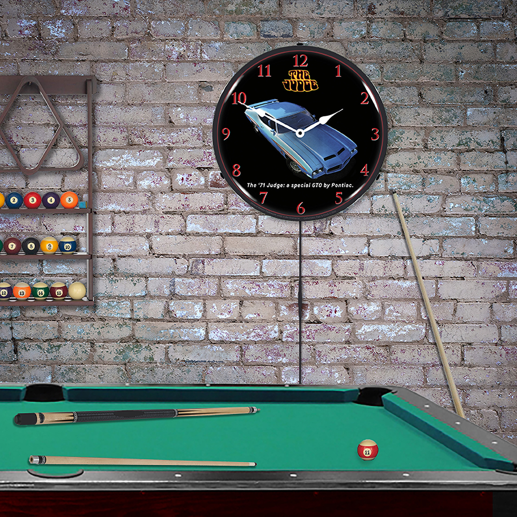 1971 GTO The Judge 2 LED Wall Clock Illuminated not Neon 4 1971 GTO The Judge 2 LED Wall Clock Illuminated not Neon - Image 4