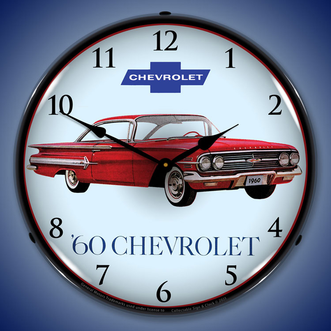 1960 Impala 2 LED Wall Clock Illuminated not Neon 2 1960 Impala 2 LED Wall Clock Illuminated not Neon - Image 2